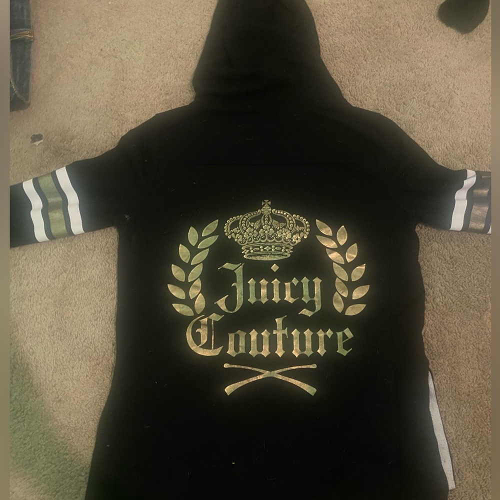 Juicy couture half slit zip up hoodie good condition